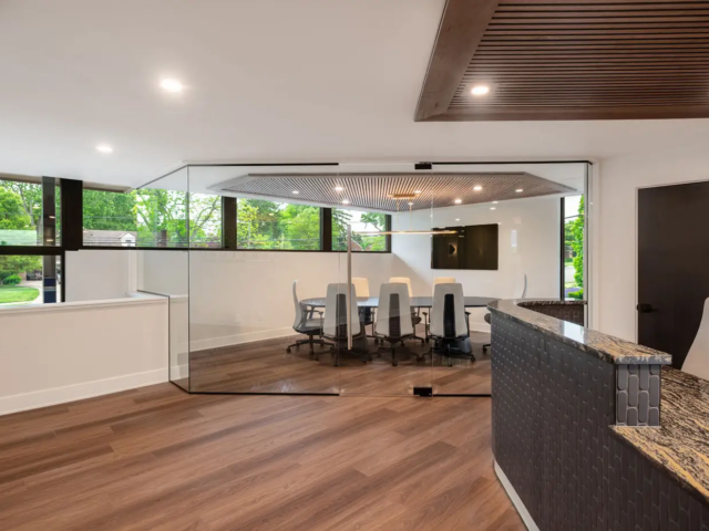 Lobby and meeting room